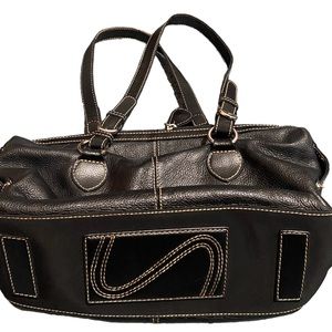 THE SAK Vintage Leather Bag (Black)